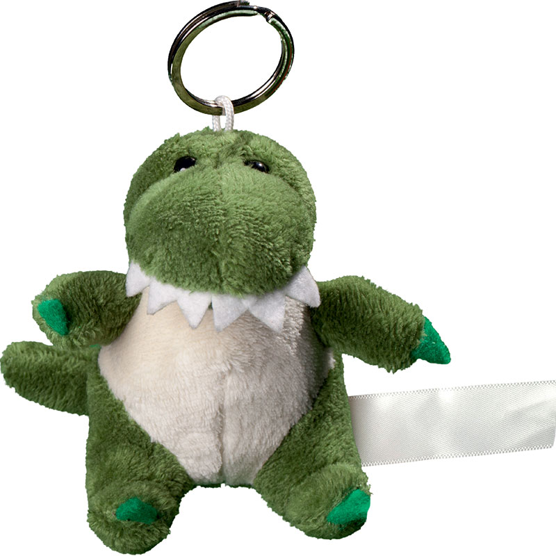 Porte clés peluche crocodile
 vert 10 cm