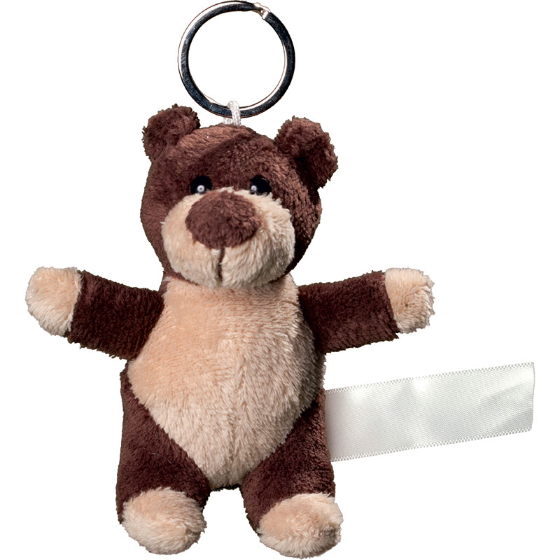 Porte clés peluche ours
 marron 10 cm