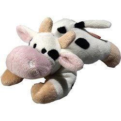 Peluche vache
 blanc et noir 12 cm