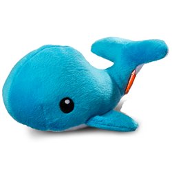 Peluche baleine
 bleu 16 cm