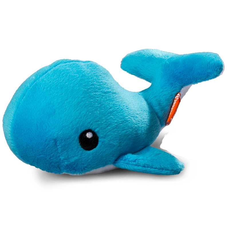 Peluche baleine
 bleu 16 cm