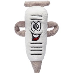 Peluche seringue
 blanc 16 cm