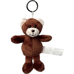 Porte clés peluche ours
 marron foncé 8 cm