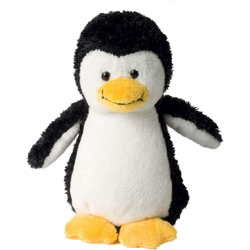 Peluche pingouin
 noir et blanc 15 cm