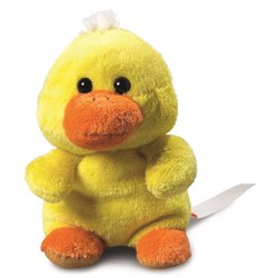 Peluche canard
 jaune 12 cm