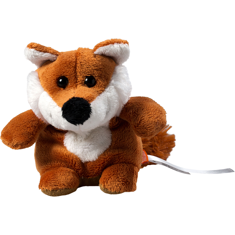 Peluche renard
 marron 12 cm