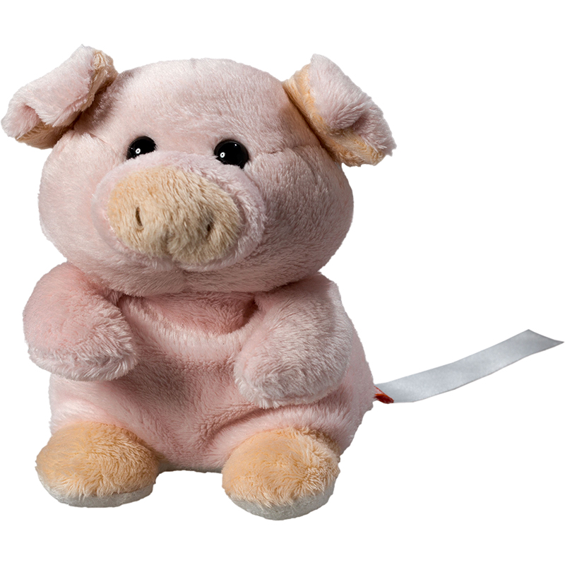 Peluche cochon
 rose 12 cm