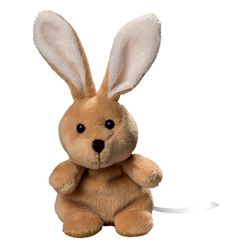 Peluche lapin
 beige 12 cm