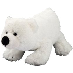 Peluche ours polaire
 blanc 16 cm
