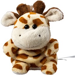 Peluche girafe
 marron clair 12 cm