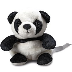 Peluche panda
 noir et blanc 12 cm