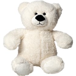 Peluche ours
 blanc 15 cm
