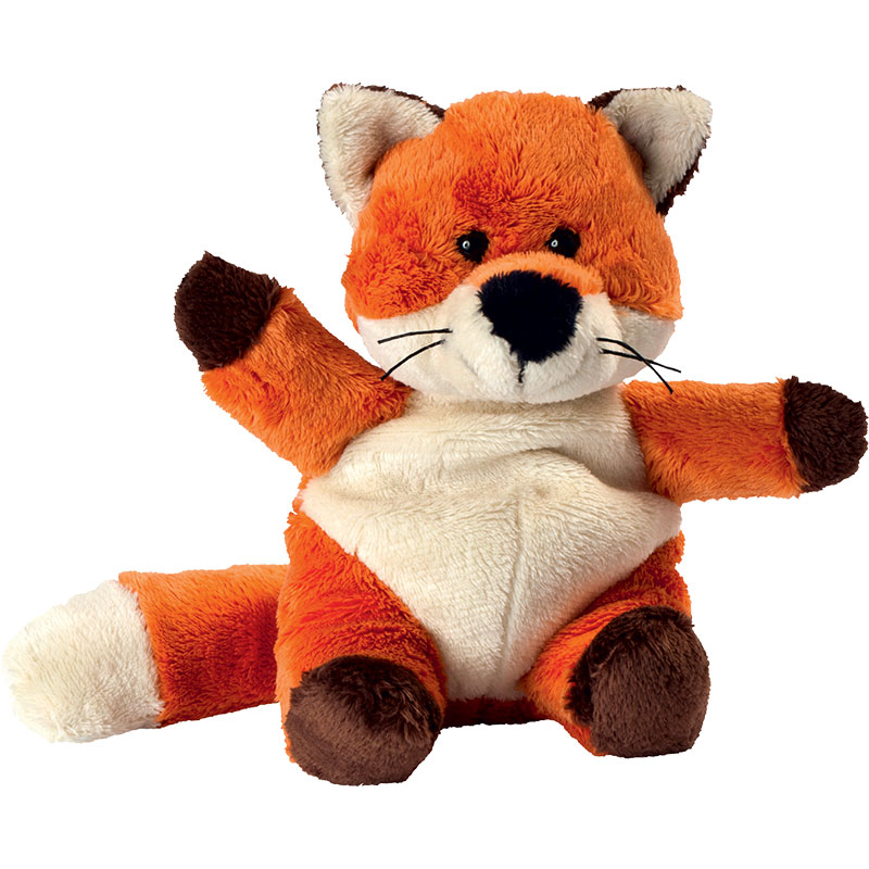 Peluche renard
 marron 14 cm