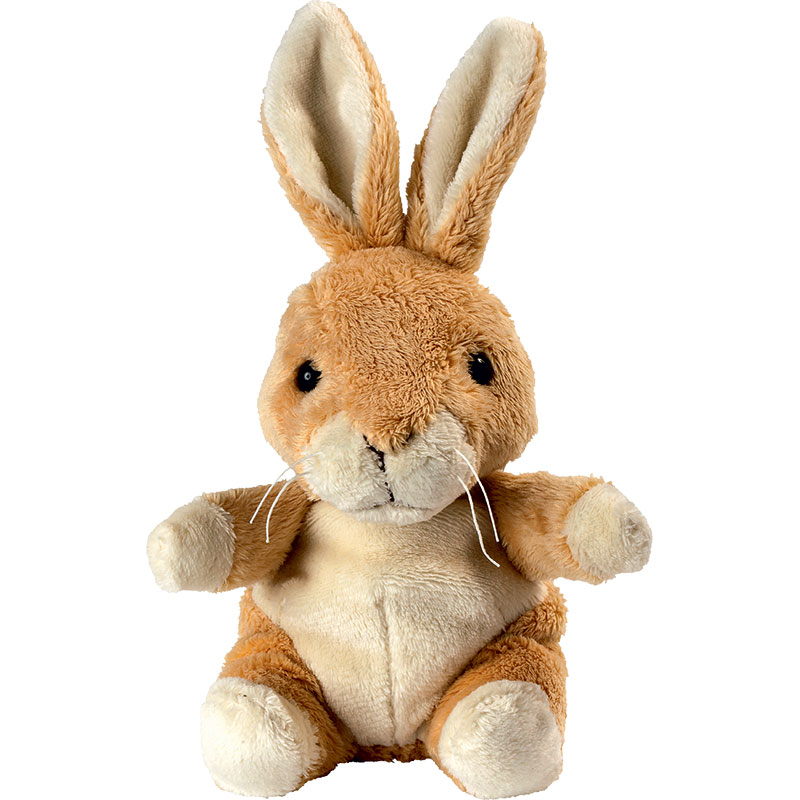 Peluche lapin
 marron 14 cm