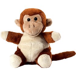 Peluche singe
 marron 14 cm