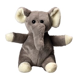 Peluche éléphant
 gris 14 cm