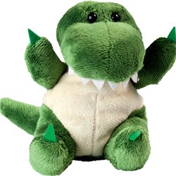 Peluche crocodile
 vert 14 cm