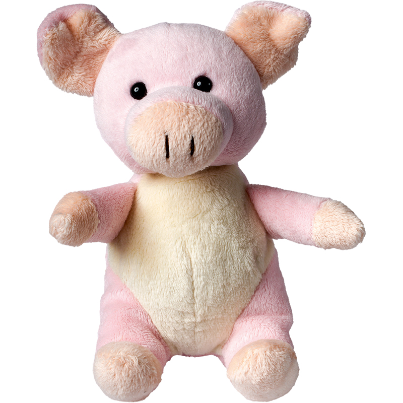 Peluche cochon
 rose 14 cm