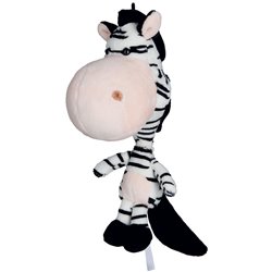 Peluche zèbre
 blanc et noir 20 cm