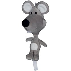 Peluche souris
 gris 20 cm