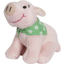 Peluche cochon
 rose 12 cm