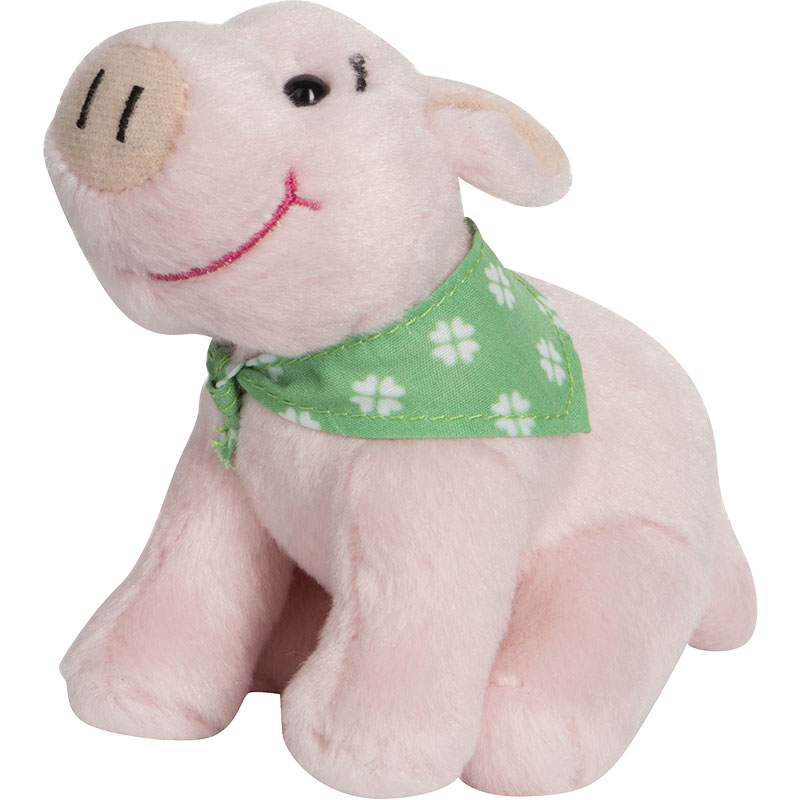 Peluche cochon
 rose 12 cm