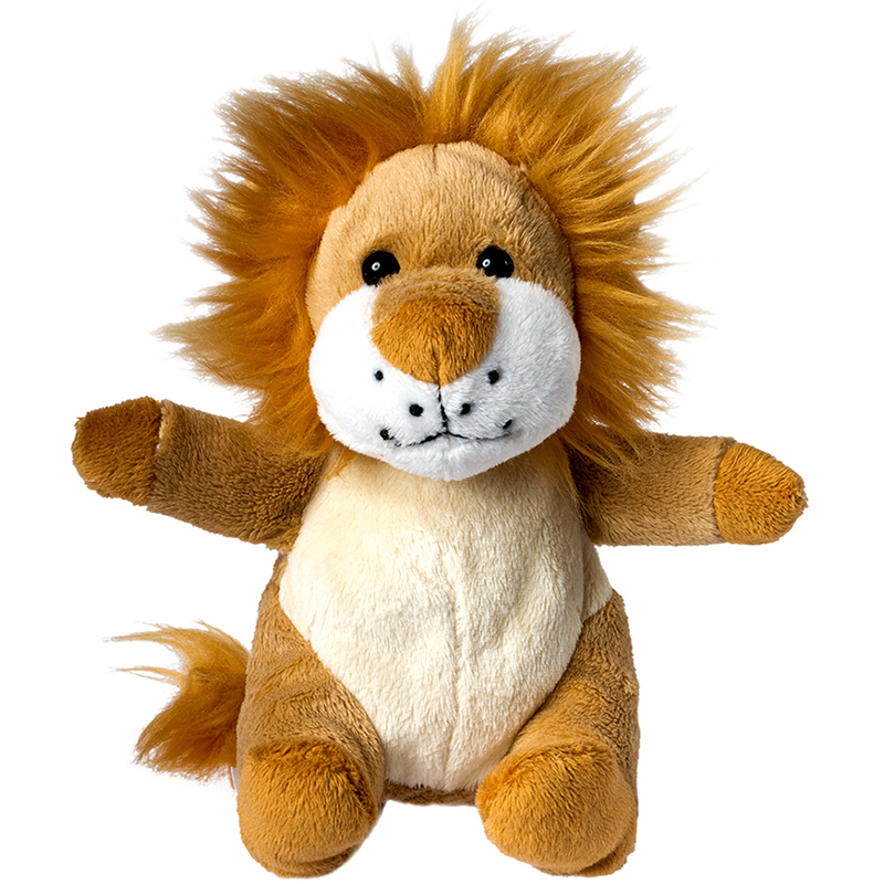 Peluche lion
 marron 14 cm