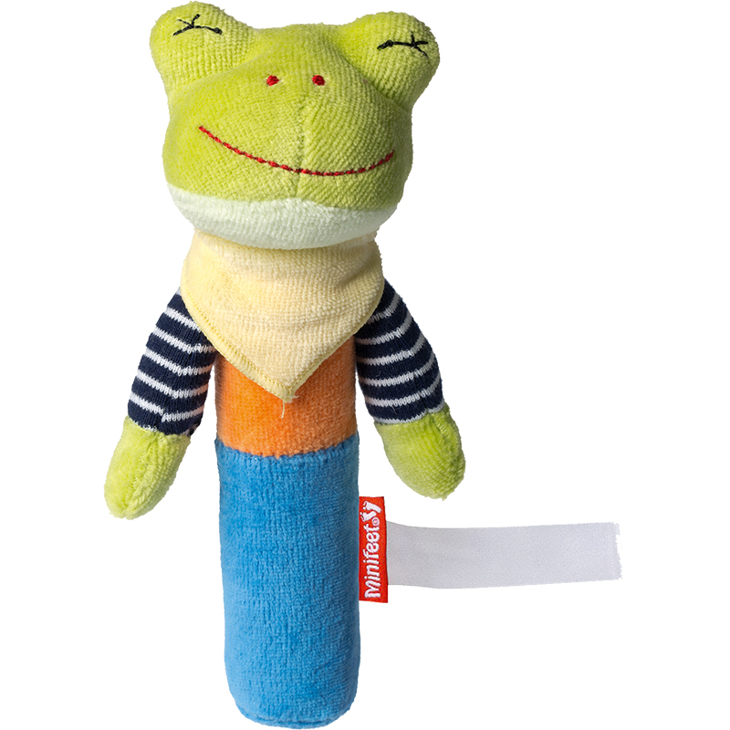 Peluche grenouille
 bleu et vert 16 cm