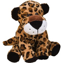 Peluche léopard
 marron 15 cm