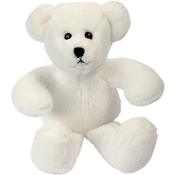 Peluche ours
 blanc 20 cm