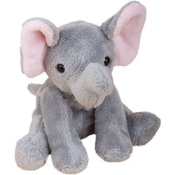 Peluche éléphant
 gris 15 cm