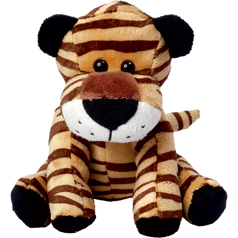 Peluche tigre
 marron 15 cm