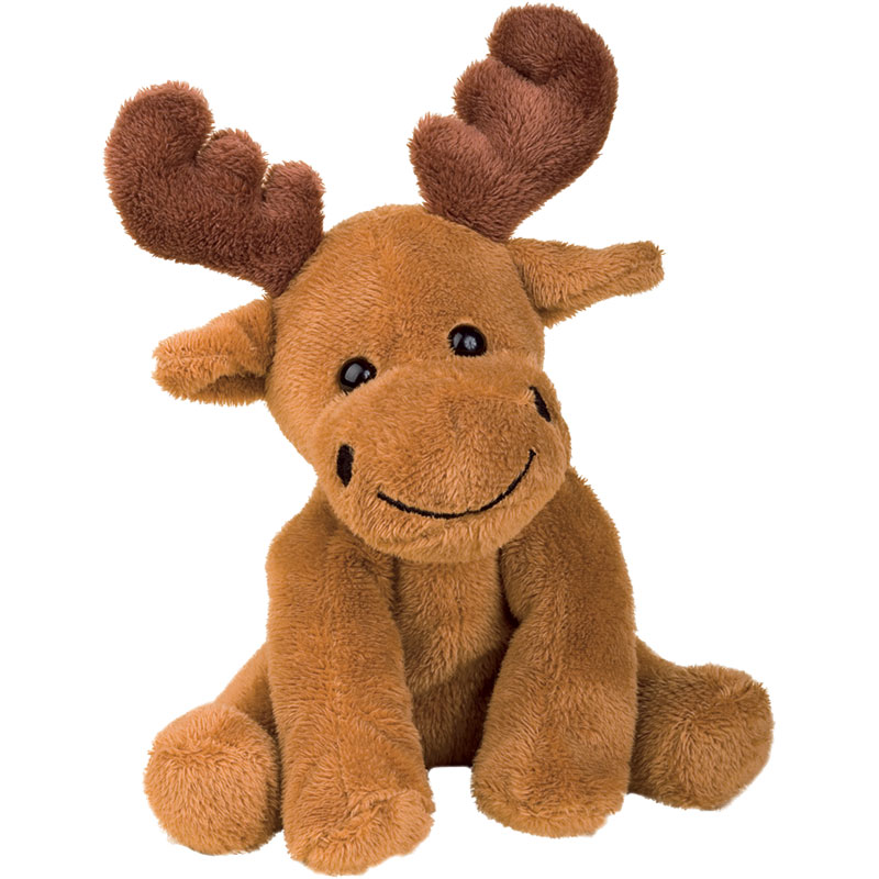 Peluche élan
 marron 15 cm