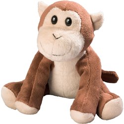 Peluche singe
 marron et écru 15 cm