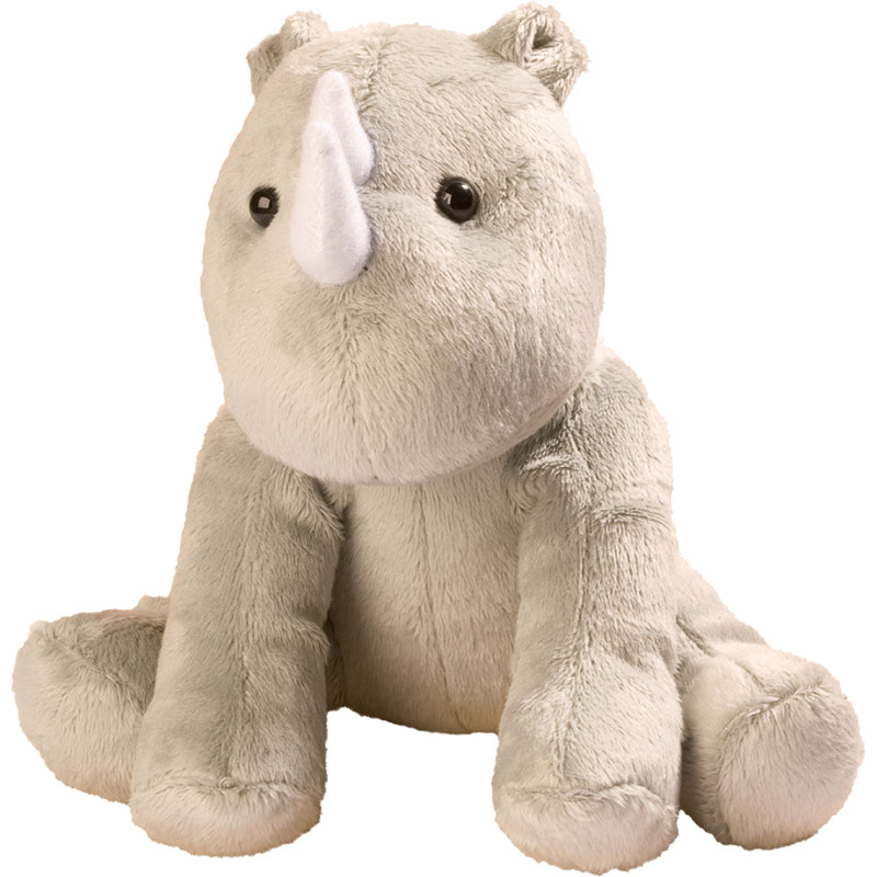 Peluche rhinocéros
 gris 15 cm