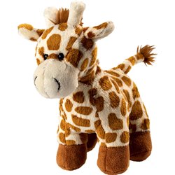 Peluche girafe
 marron 18 cm