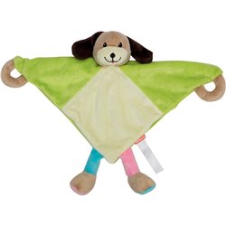 Peluche chien
 multicolore 28 cm