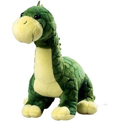 Peluche dinosaure
 vert 20 cm