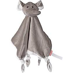 Peluche éléphant
 gris 28 cm