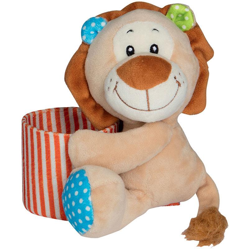 Peluche Porte crayons lion
 beige clair 15 cm