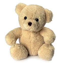 Peluche ours
 crème 14 cm