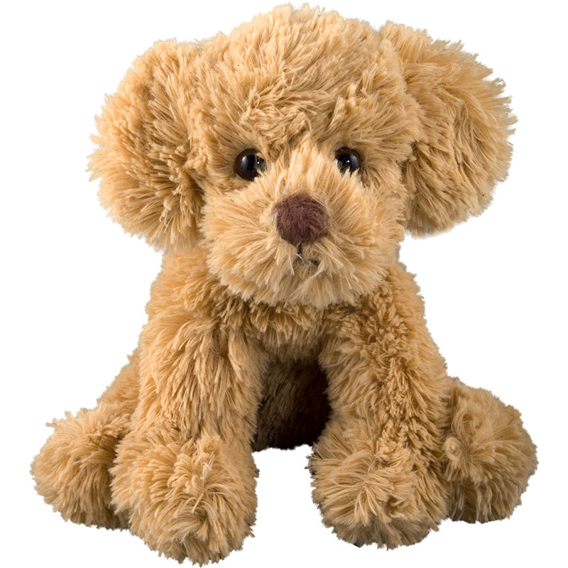 Peluche chien
 marron 15 cm