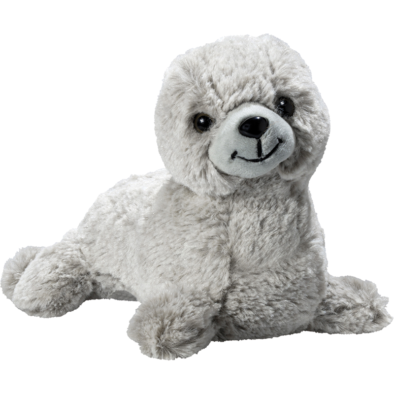 Peluche phoque
 gris 20 cm