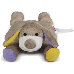 Peluche chien
 multicolore 28 cm