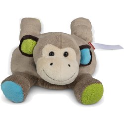 Peluche singe
 multicolore 28 cm