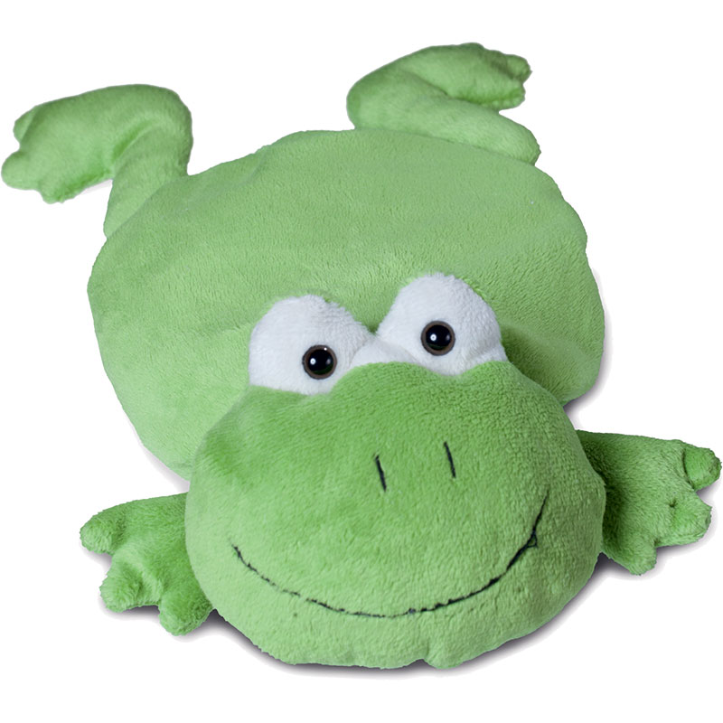 Peluche grenouille
 vert 28 cm