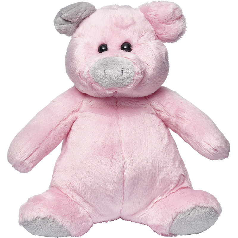 Peluche cochon
 violet 25 cm