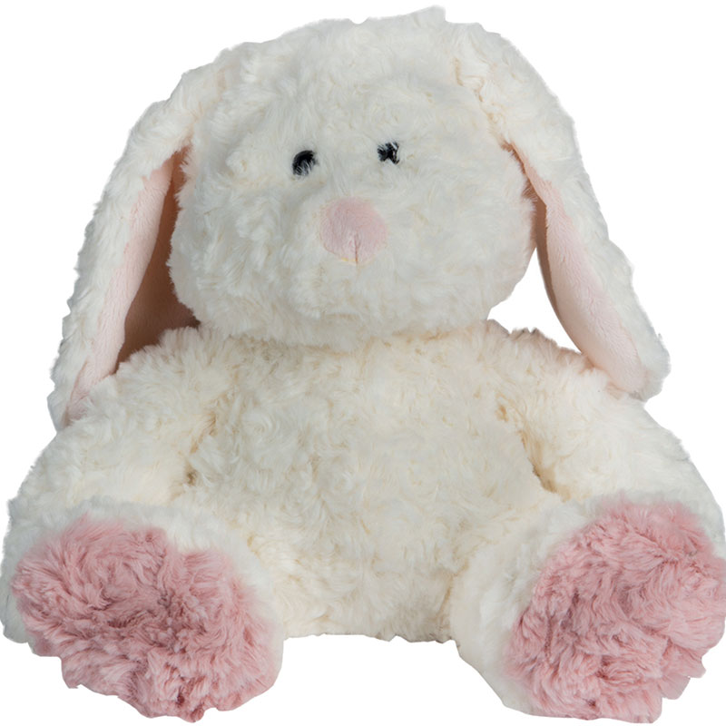 Peluche lapin
 blanc cassé 20 cm