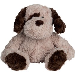 Peluche chien
 beige foncé 20 cm