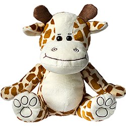 Peluche girafe
 marron clair 20 cm